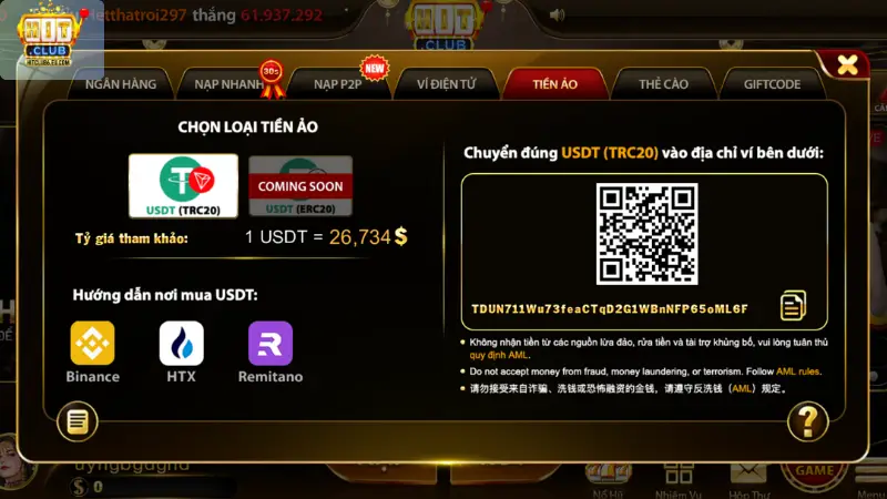 Nạp và Rút Tiền Hitclub Nhanh Chóng An Toàn Hướng Dẫn Chi Tiết 2026 1 Ba phút để hoàn tất nạp tiền vào Hitclub