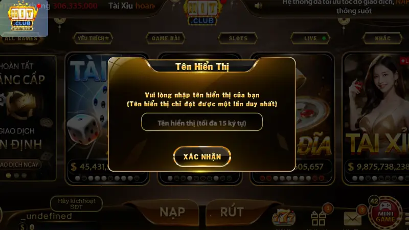 Đăng Ký Đăng Nhập Hitclub - Truy Cập An Toàn Chỉ Trong 1 Phút 2 Tại Hitclub bạn sẽ được yêu cầu đặt tên hiển thị.